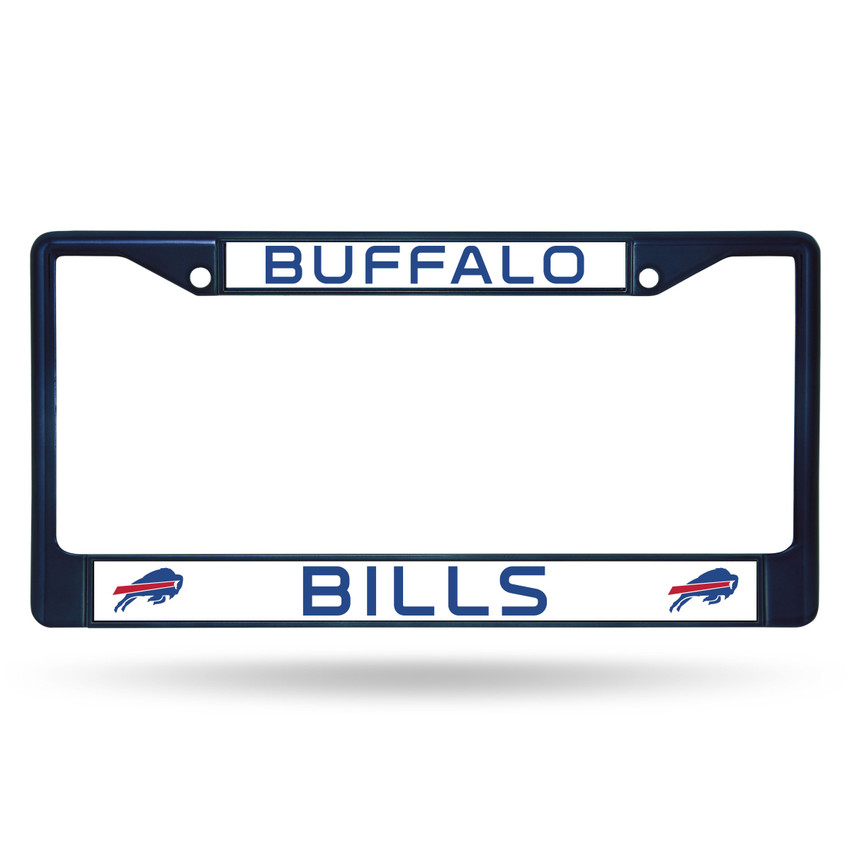 Buffalo Bills Colored License Plate Frame Navy