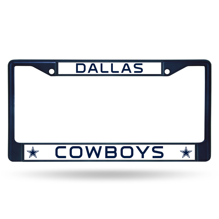 Dallas Cowboys Colored License Plate Frame Navy