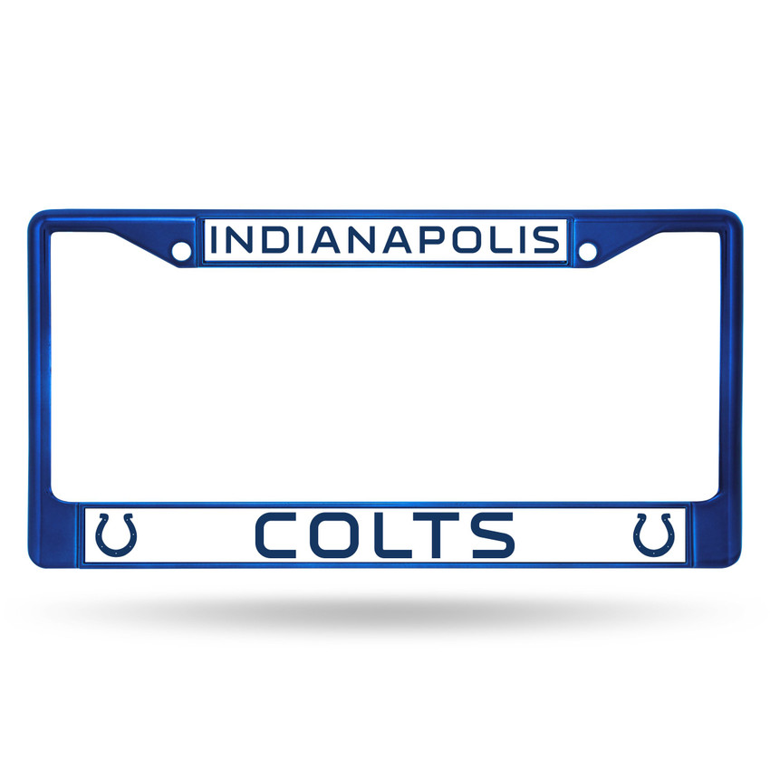 Indianapolis Colts Colored License Plate Frame Blue