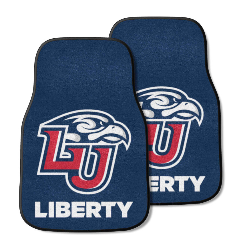Liberty Flames 2-pc Carpet Car Mat Set