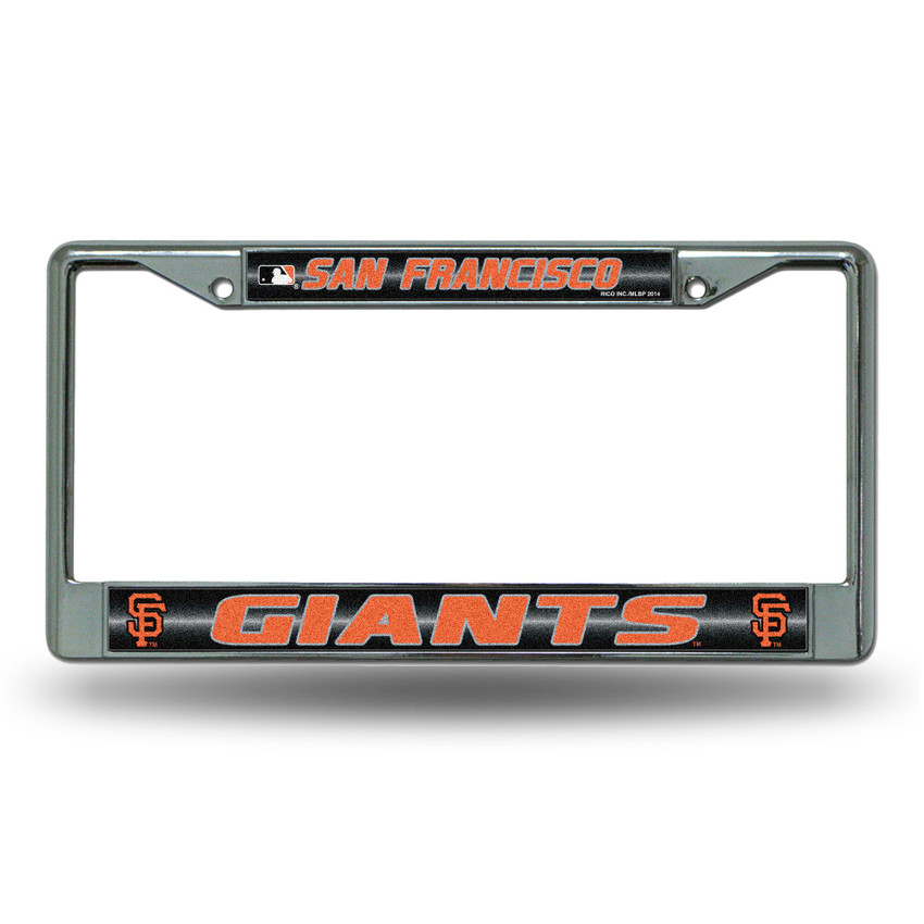 San Francisco Giants Bling Chrome License Plate Frame