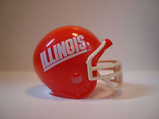 Illinois Fighting Illini Helmet Riddell Pocket Pro VSR4 Style Bulk No Packaging