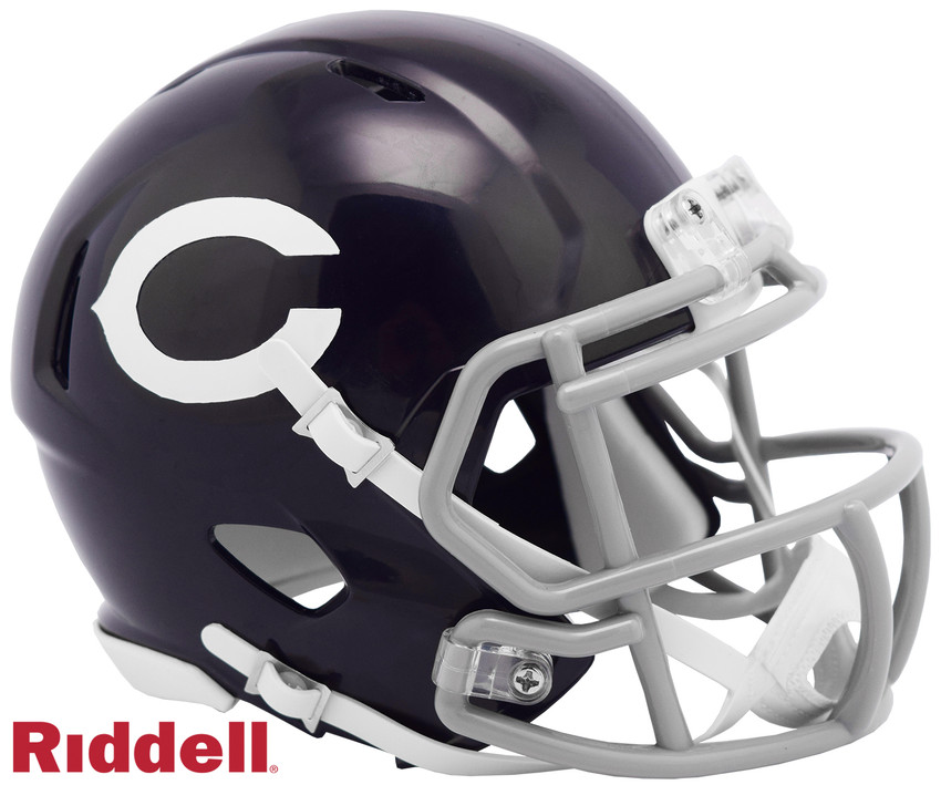 Chicago Bears Helmet Riddell Replica Mini Speed Style Color Rush 60's Classic