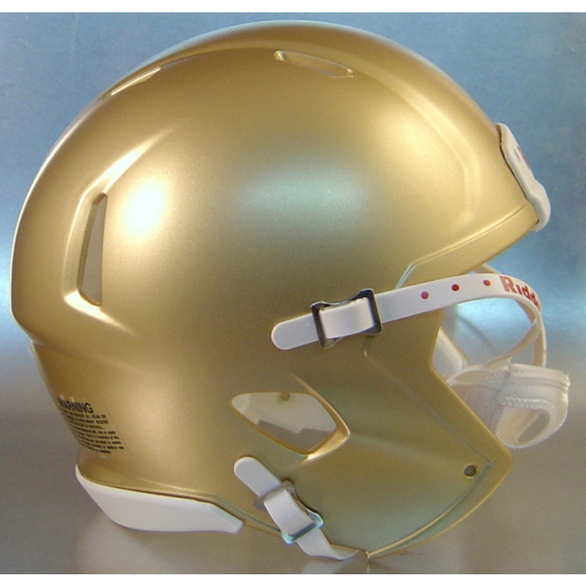 Helmet Riddell Blank Replica Mini Speed Style South Bend Gold