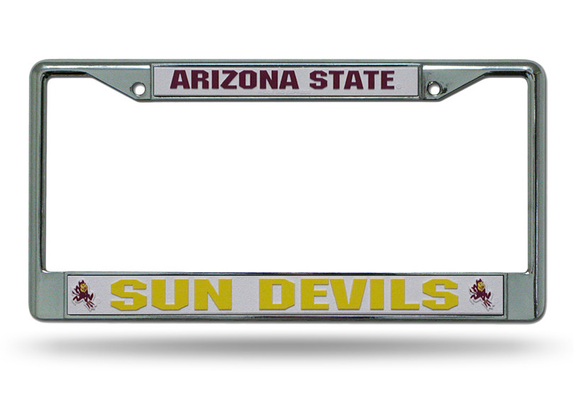 Arizona Wildcats License Plate Frame Chrome