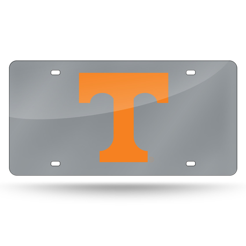 Tennessee Volunteers License Plate Laser Cut Silver
