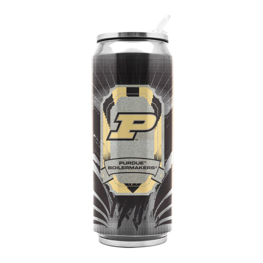 Purdue Boilermakers Stainless Steel Thermo Can - 16.9 ounces