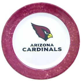 Arizona Cardinals 4 Piece Dinner Plate Set