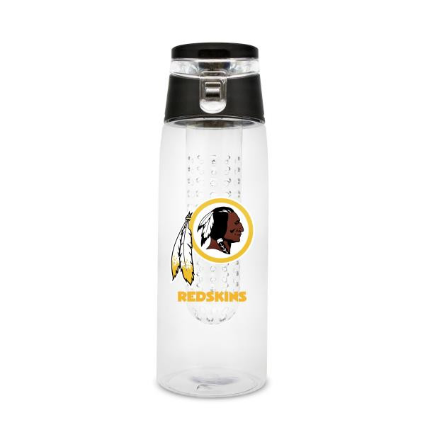 Washington Redskins Sport Bottle 24oz Plastic Infuser Style