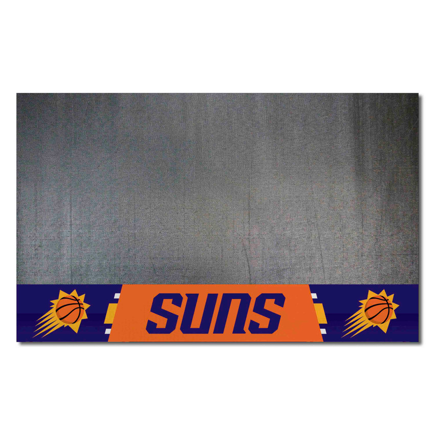 Phoenix Suns Vinyl Grill Mat - 26in. x 42in. Sun Basketball Primary Logo & Wordmark