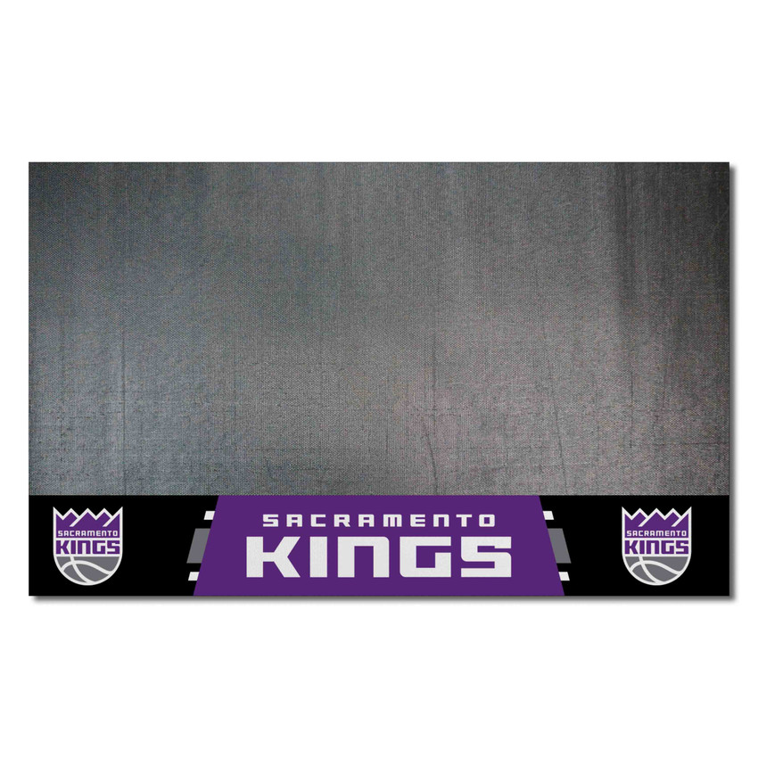 Sacramento Kings Vinyl Grill Mat - 26in. x 42in. Kings Crown Primary Logo & Wordmark