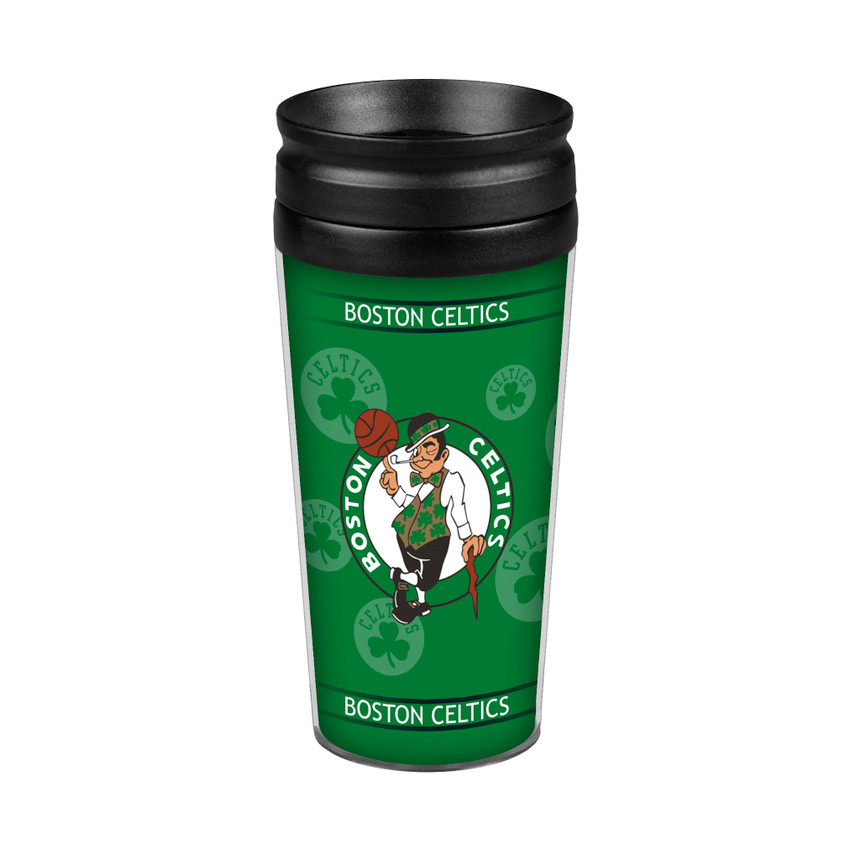 Boston Celtics Travel Mug 14oz Full Wrap Style