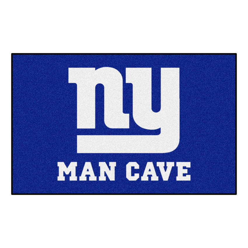 New York Giants Man Cave UltiMat "NY" Logo Dark Blue