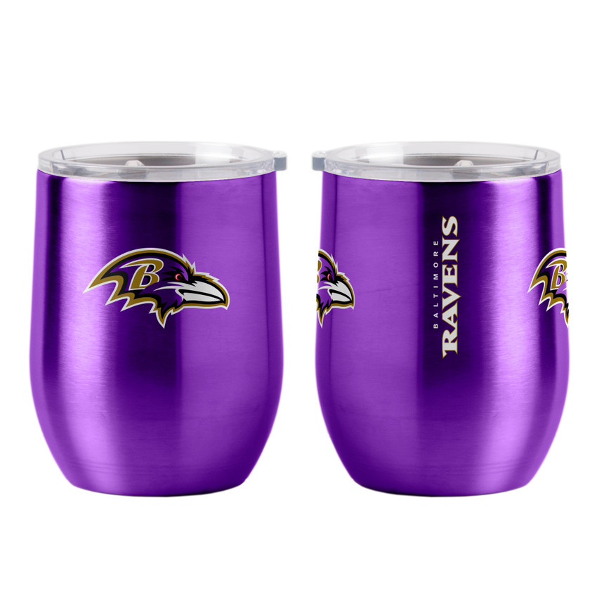 Baltimore Ravens Travel Tumbler 16oz Ultra Curved Beverage