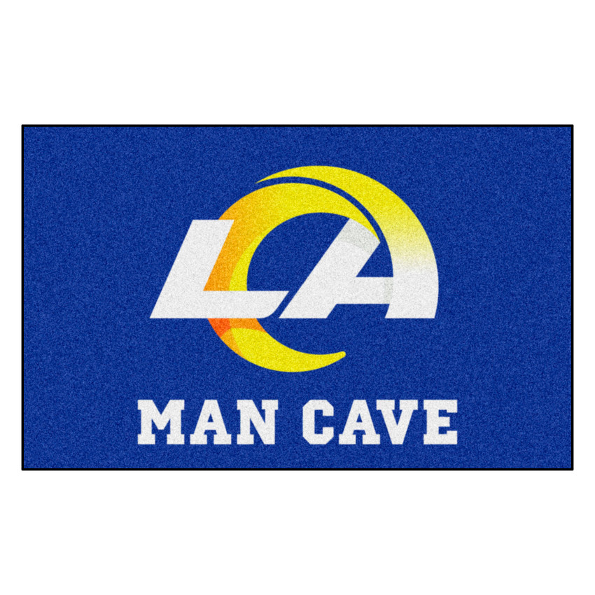 Los Angeles Rams Man Cave UltiMat "Ram" Logo Navy