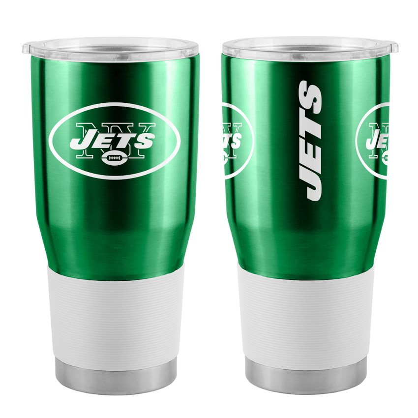 New York Jets Travel Tumbler 30oz Ultra Green
