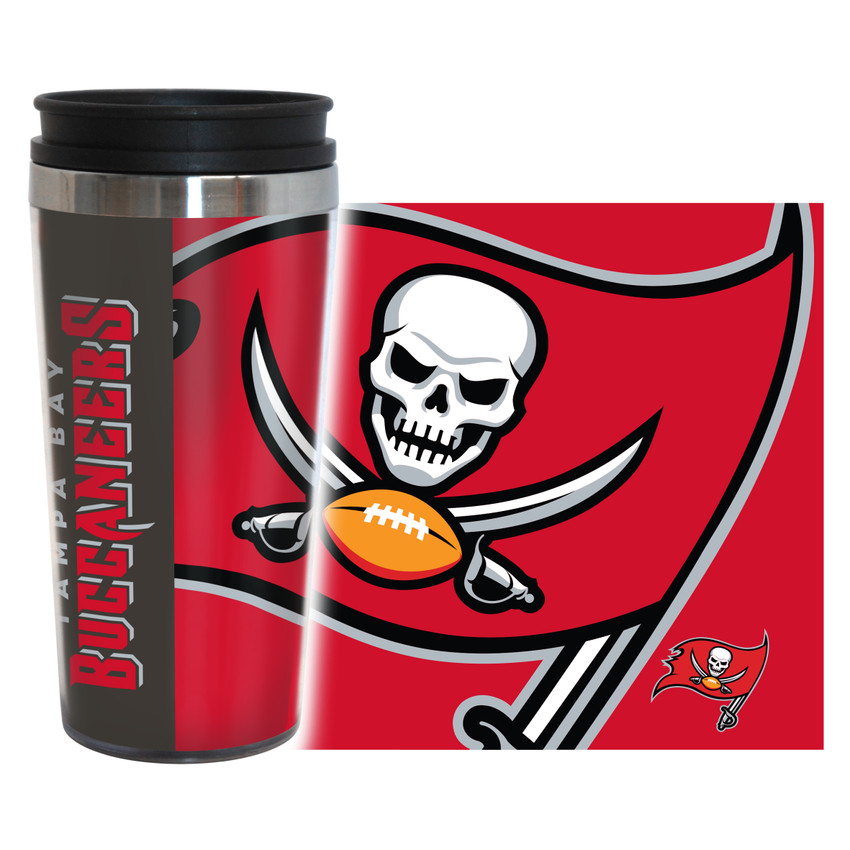 Tampa Bay Buccaneers Travel Mug - 14 oz Full Wrap - Hype Style