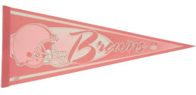 Cleveland Browns Pennant - Pink