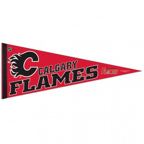 Calgary Flames Pennant 12x30 Classic Style
