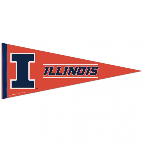 Illinois Fighting Illini Pennant 12x30 Premium Style