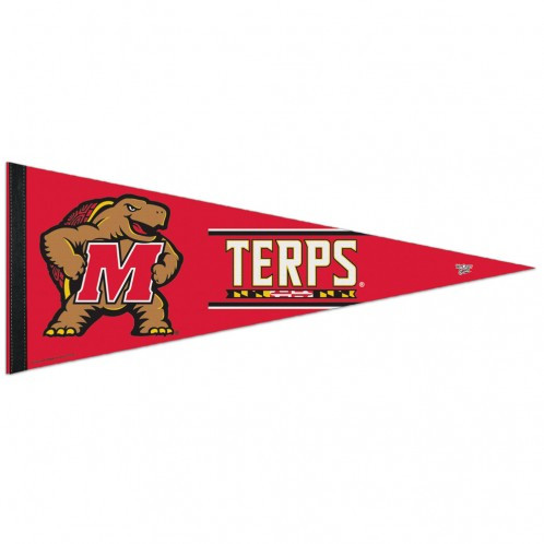 Maryland Terrapins Pennant 12x30 Premium Style