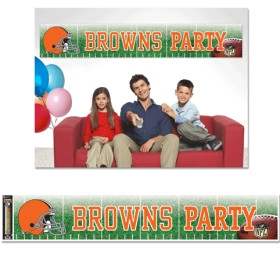 Cleveland Browns Banner 12x65 Party Style
