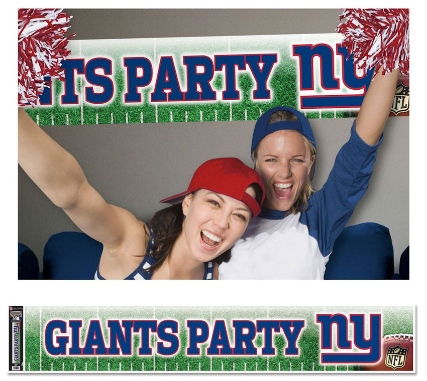 New York Giants Banner 12x65 Party Style