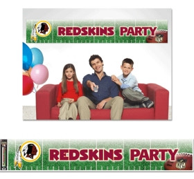 Washington Redskins Banner 12x65 Party Style