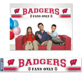 Wisconsin Badgers Banner 12x65 Party Style