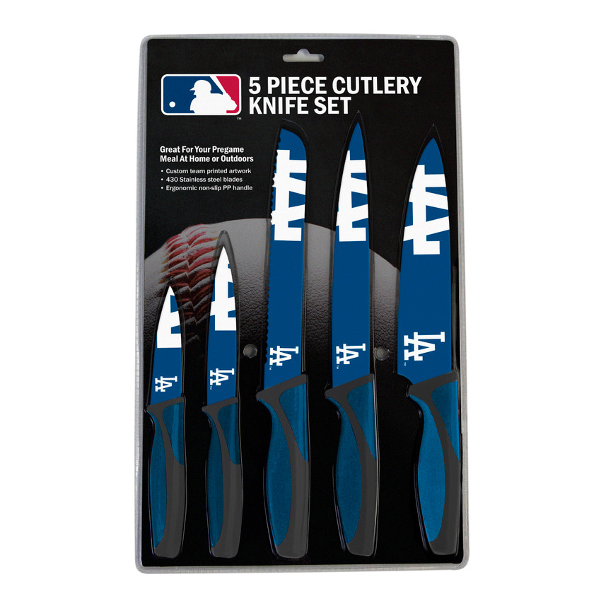 Los Angeles Dodgers 5pc Kitchen Knife Set