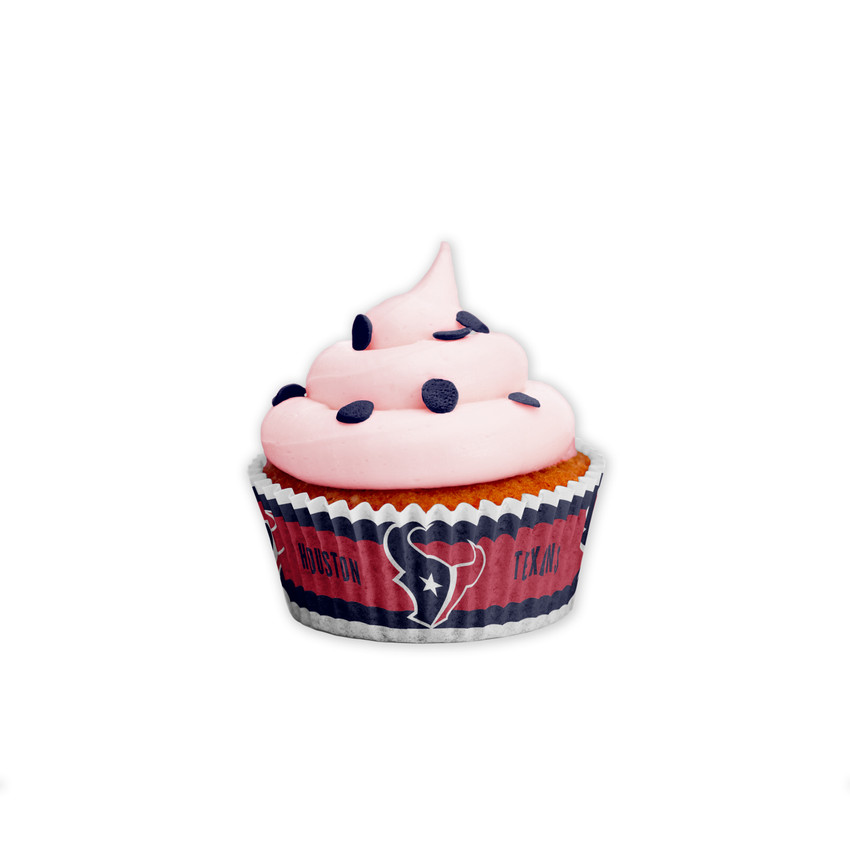 Houston Texans Baking Cups Large 50 Pack