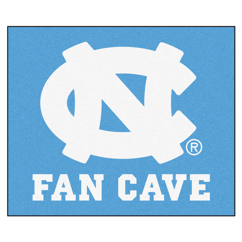 North Carolina Tar Heels Man Cave Tailgater Rug - 5ft. x 6ft.