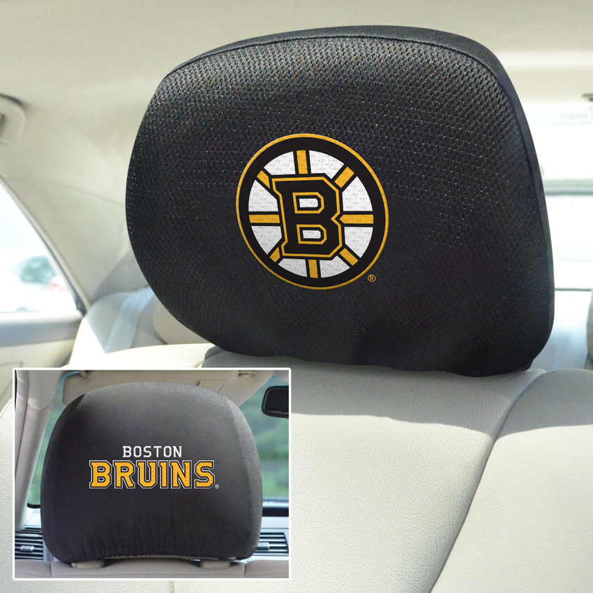 NHL - Boston Bruins Head Rest Cover 10"x13"