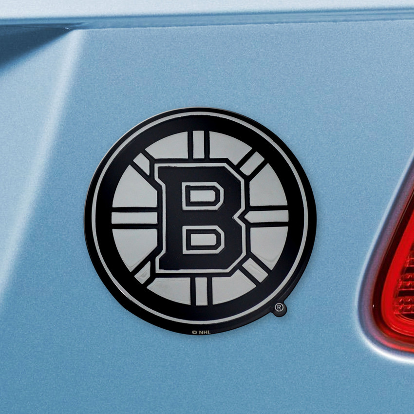 NHL - Boston Bruins Chrome Emblem 3.2"x3.2"