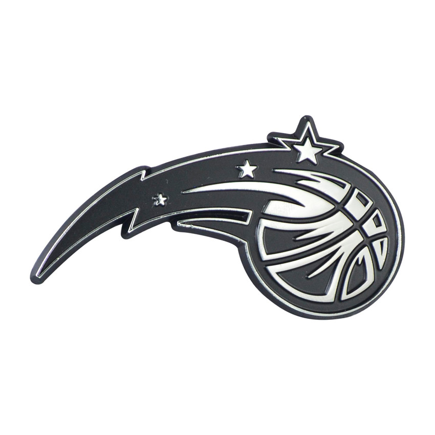 Orlando Magic 3D Chrome Metal Emblem Magic Basketball Primary Logo