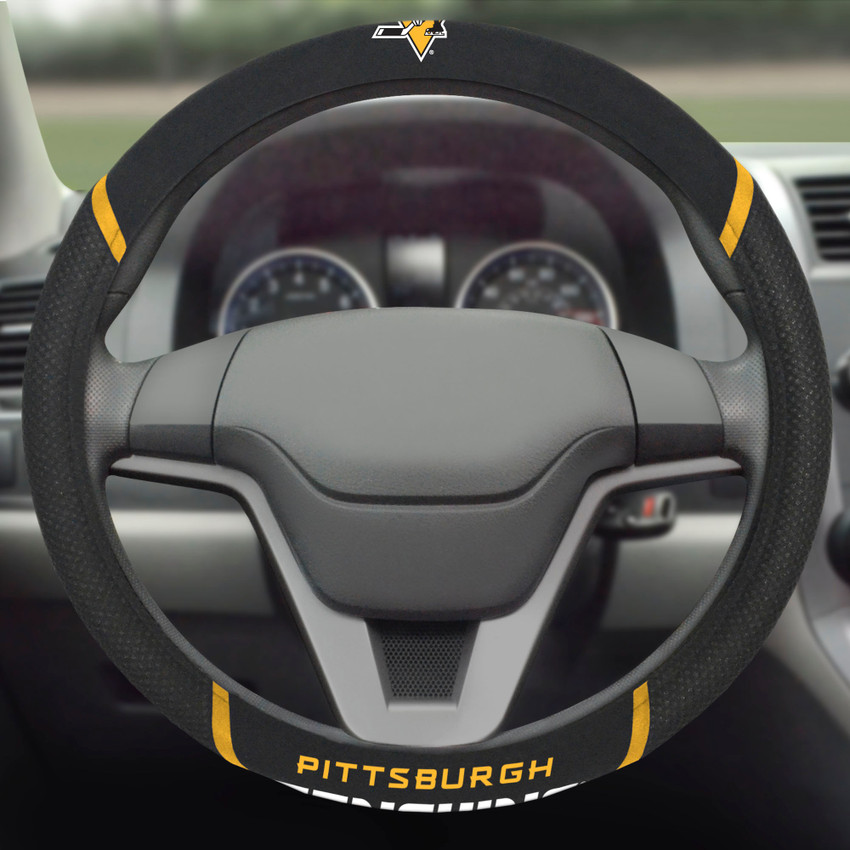 NHL - Pittsburgh Penguins Steering Wheel Cover 15"x15"