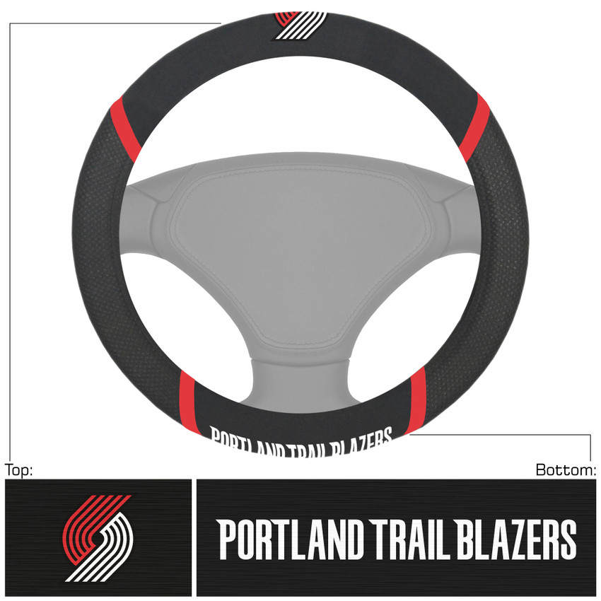 NBA - Portland Trail Blazers Steering Wheel Cover 15"x15"
