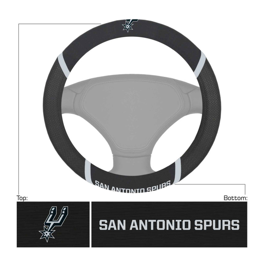 NBA - San Antonio Spurs Steering Wheel Cover 15"x15"