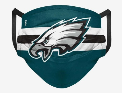 Philadelphia Eagles Pleated Face Cover