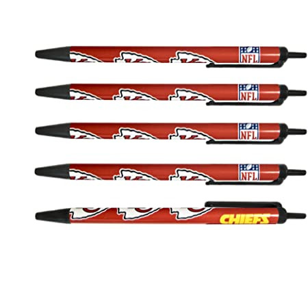 Kansas City Chiefs Click Pens 5 Pack