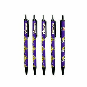 Minnesota Vikings Click Pens 5 Pack