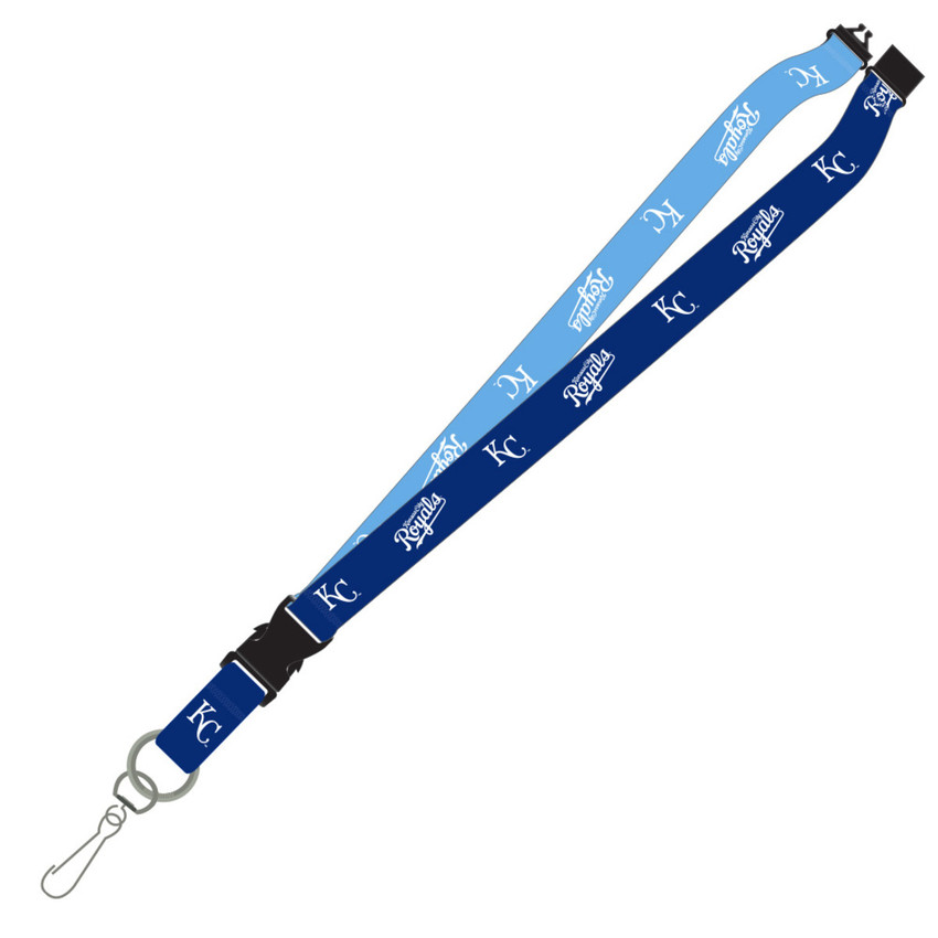 Kansas City Royals Lanyard Keychain ID Holder MLB Fan Accessory - Two-Tone