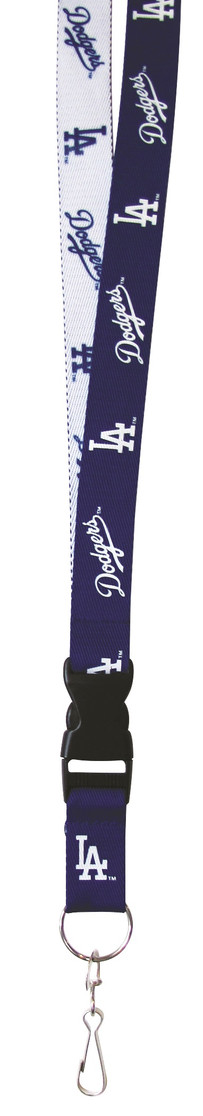 Los Angeles Dodgers Lanyard Keychain ID Holder MLB Fan Accessory - Two-Tone