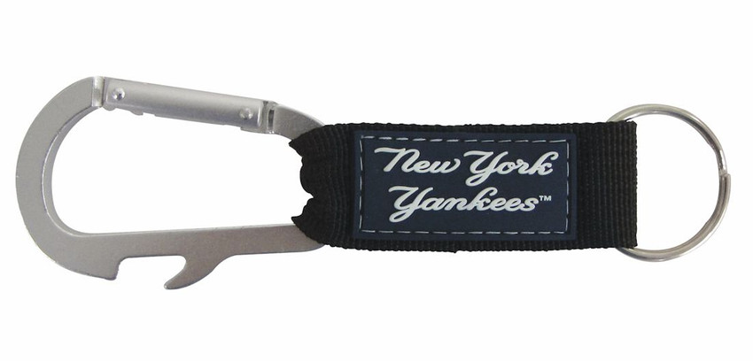 New York Yankees Carabiner Keychain MLB Key Holder Clip Fan Accessory