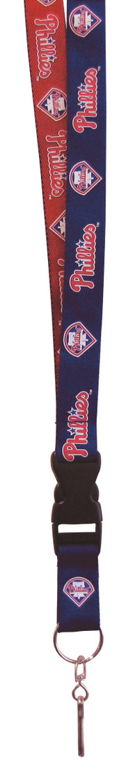 Philadelphia Phillies Lanyard Keychain ID Holder MLB Fan Accessory - Two-Tone