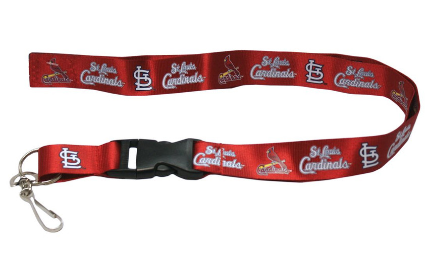 St. Louis Cardinals Lanyard Keychain ID Holder MLB Fan Accessory - Breakaway with Key Ring