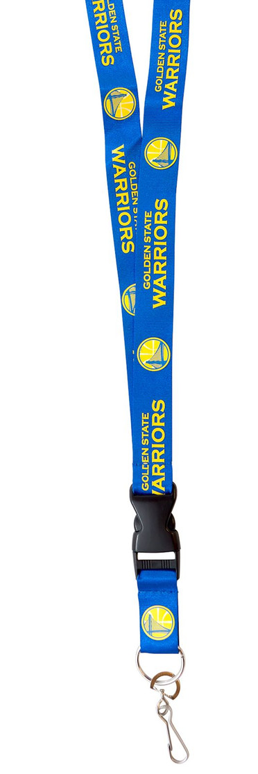 Golden State Warriors Lanyard Keychain ID Holder NBA Fan Accessory - Breakaway with Key Ring