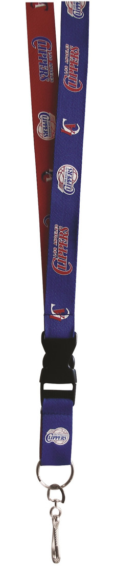 Los Angeles Clippers Lanyard Keychain ID Holder NBA Fan Accessory - Two-Tone