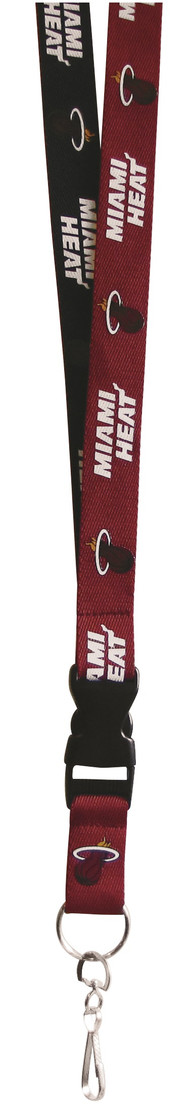 Miami Heat Lanyard Keychain ID Holder NBA Fan Accessory - Two-Tone