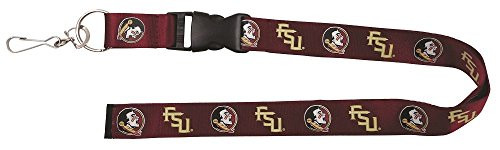 Florida State Seminoles Lanyard Keychain ID Holder NCAA Fan Accessory - Breakaway with Key Ring